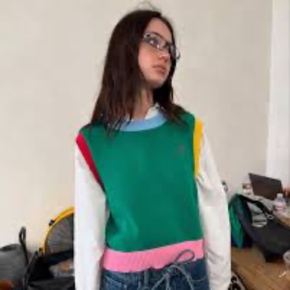 Lisa Says Gah Sweaters - NWT Lisa Says Gah! Multicolor Quinn Sweater Vest M/L